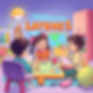 Engaging educational game for kindergarteners