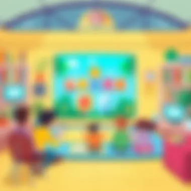 Interactive online learning platform for young children