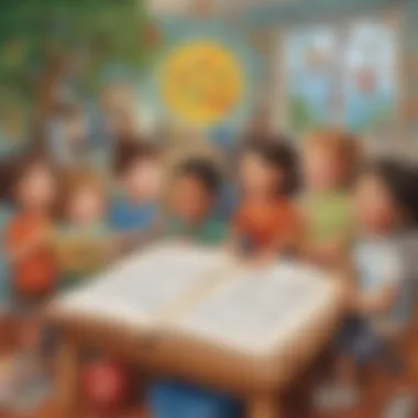 Interactive ABC Learning Experience ABC song lyrics integrated into a playful educational game