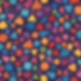 Colorful shapes for preschool learning