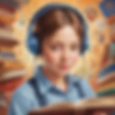 Harmony of Auditory Learning Illustration representing auditory learning style