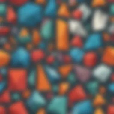 Diverse Irregular Shapes in Geometry Geometric representation of various irregular shapes