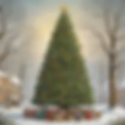 Christmas Tree Joke Illustration