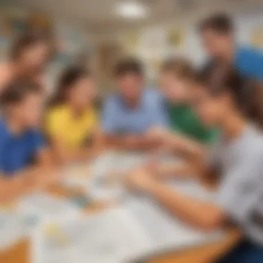 Collaborative Creativity in the Classroom Students collaborating on a creative project