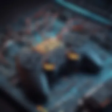 Synaptic Gaming Interface Innovative design showcasing a game controller linked to a brain