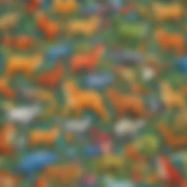 Vibrant Animal Puzzles Colorful Animal Puzzles