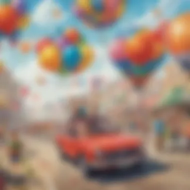 Whimsical Balloon Pop Race Colorful Balloon Pop Race Game