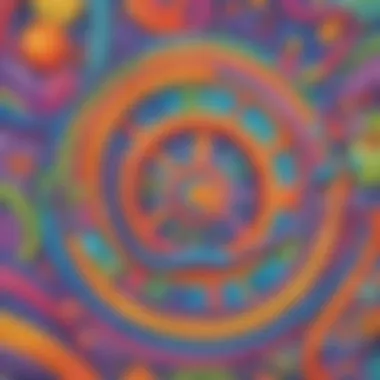 Vibrant Mathematical Journey Colorful Math Exploration