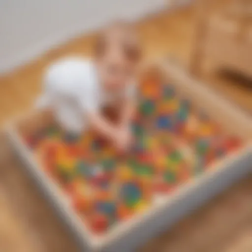 Colorful Sensory Bin Exploration Game