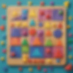 Colorful Shape Matching Game for Kindergarteners