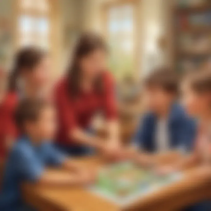 Educational game promoting effective communication among kids