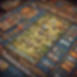 An engaging community builder game interface showcasing vibrant graphics and interactive elements.