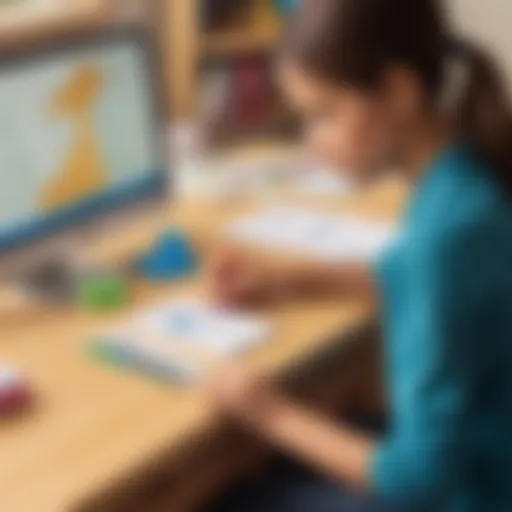 Interactive math learning platform
