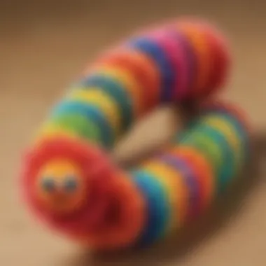 Vibrant Pom Pom Caterpillar Project Colorful Pom Pom Caterpillar Craft