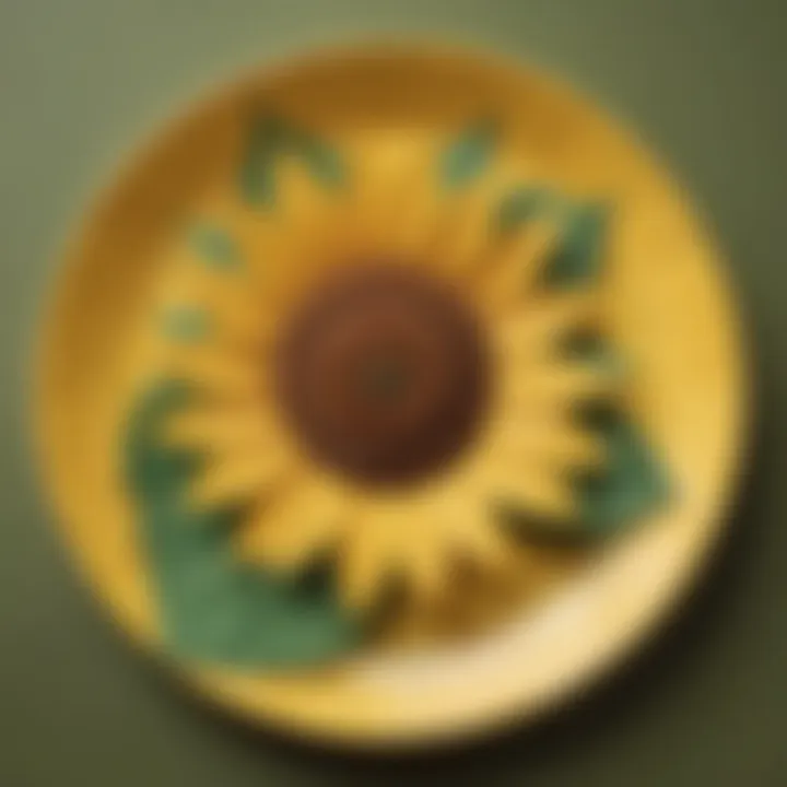 Paper Plate Sunflower Craft