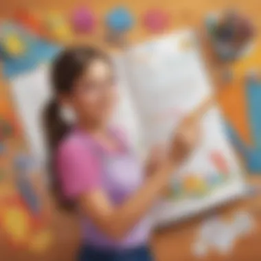 Vibrant and Interactive Design for Lesson Plans Engaging Lesson Plan Template with Colorful Elements