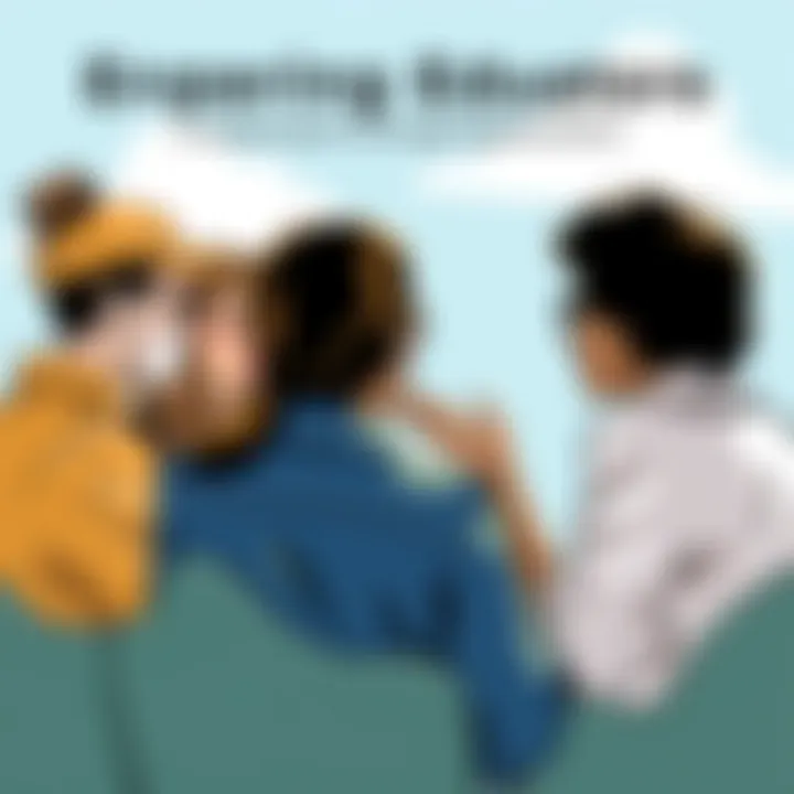 A group of educators brainstorming together in a professional development session.