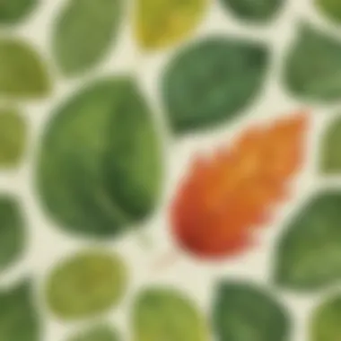 Botanical Leaf Painting Exploration Nature-Inspired Leaf Painting