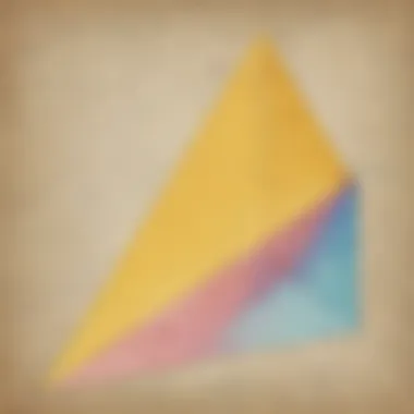 Geometric construction techniques for triangle side lengths Geometric construction showing methods to find triangle side lengths