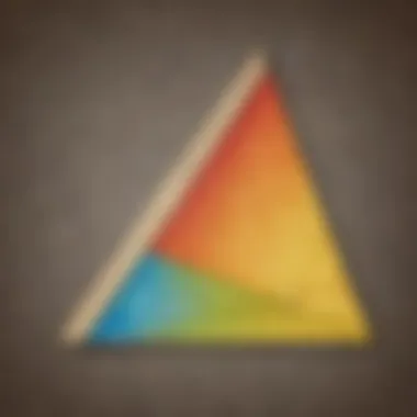Pythagorean theorem in action with a right triangle Illustration of the Pythagorean theorem applied to a right triangle