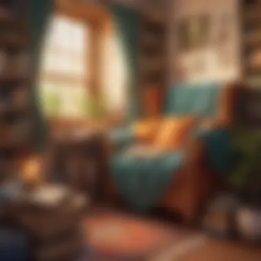 Creating an Inviting Reading Environment A cozy reading corner with various books, emphasizing the joy and comfort of reading.