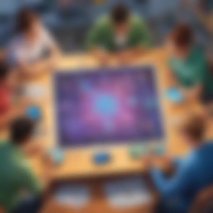 Interactive digital platform for enhancing teamwork skills