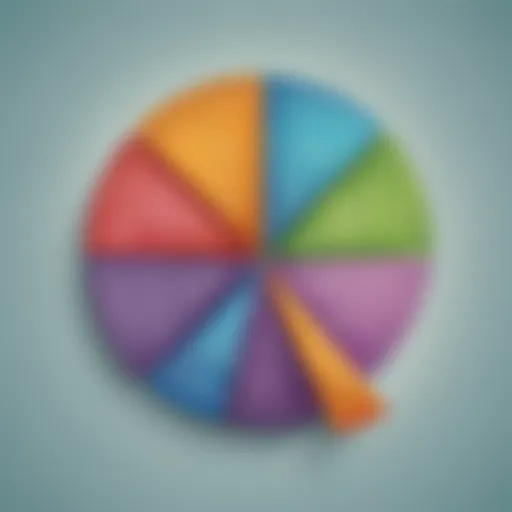 Illustration showing a fraction divided by another fraction