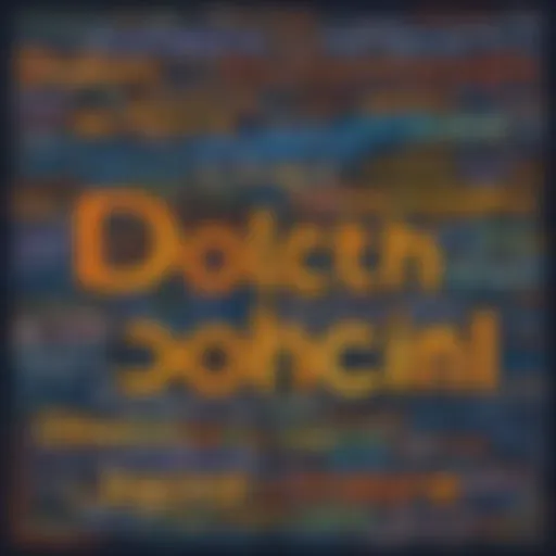 Colorful Word Cloud with Dolch Sight Words