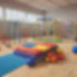 Dynamic Gym Class Game with Colorful Equipment