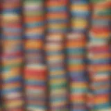 Illustration of a colorful stack of easy reading books for kindergarten children