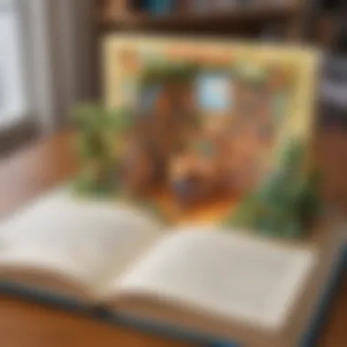 Interactive Learning Pop-Ups Illustration of an educational and interactive pop-up book