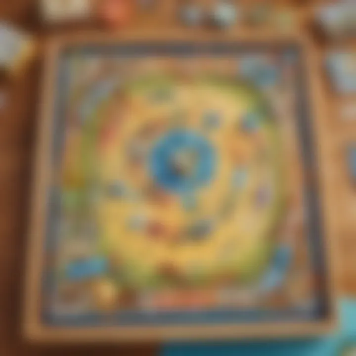 Interactive board game for early literacy skills