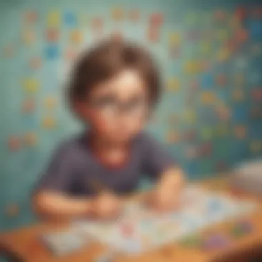 Mind-Stimulating Problem-Solving Task Educational Number Puzzle