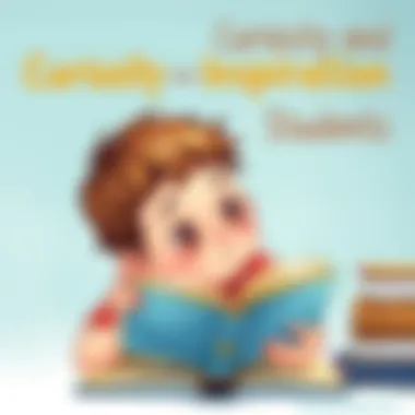 Child reading a book with a thoughtful expression