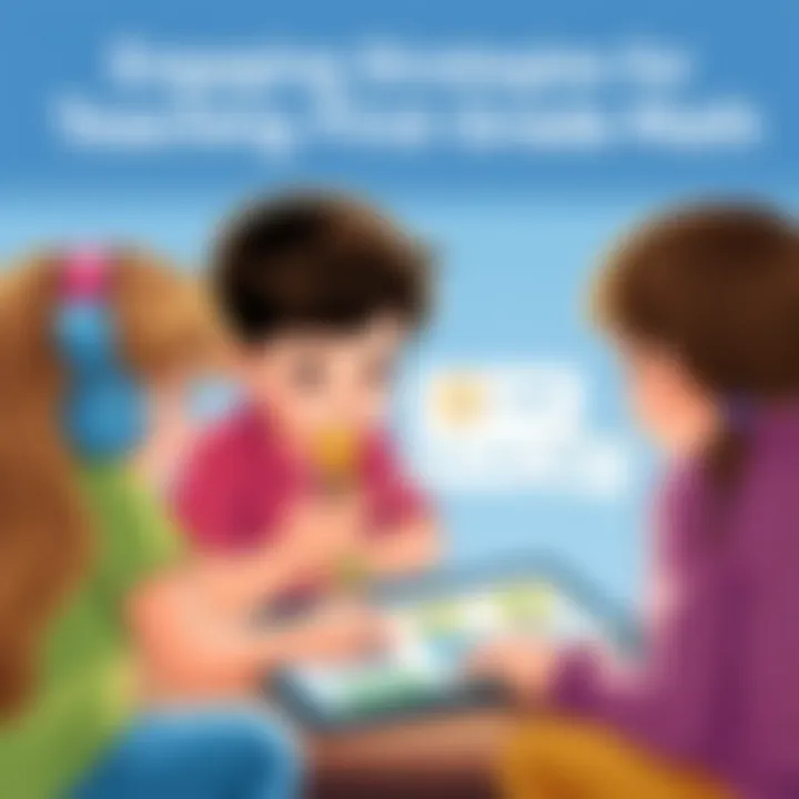 Interactive Learning Tools for Kids Children engaging with interactive math tools