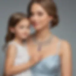Elegant Mother-Daughter Jewelry Set