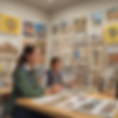 Inspiring Minds Through Creative Expression Students showcasing their art at an exhibition