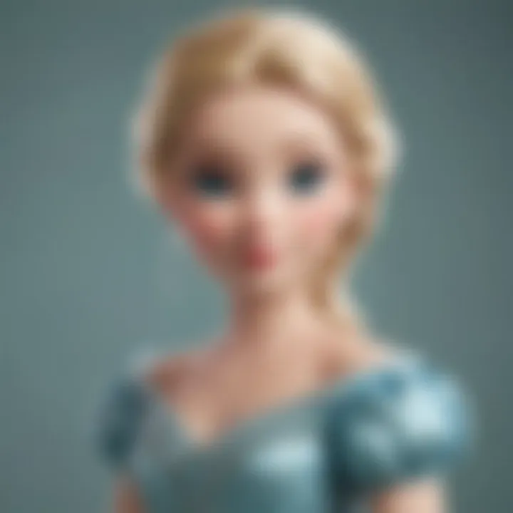 Elsa Stuffed Toy - Enchanting Elegance