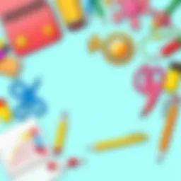 Colorful educational tools for young learners