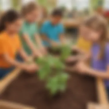 Interactive Classroom Seed Planting Planting Seeds in Classroom