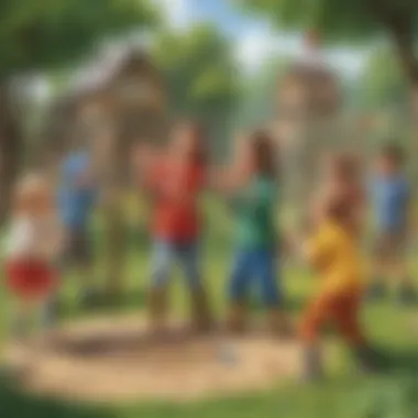 Outdoor Play: Engaging Games for Kids Children engaged in a fun outdoor game