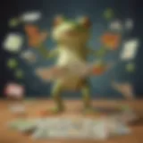 Cartoon Frog Juggling Puzzles