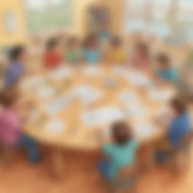 Collaborative Sentence Construction Group activity focusing on collaborative sentence construction