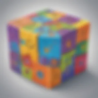 Vivid Riddle Cube Colorful Riddle Cube