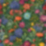 Vibrant Botanical Collage Creation Colorful Botanical Collage
