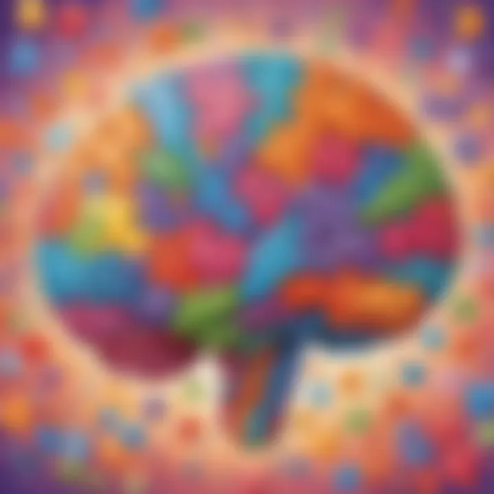 Colorful Brain Puzzle