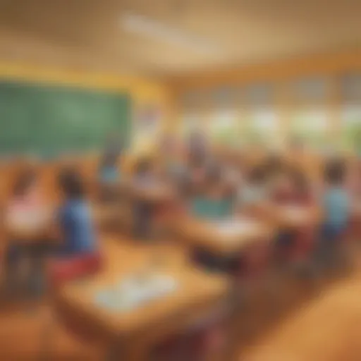 Interactive classroom game setup