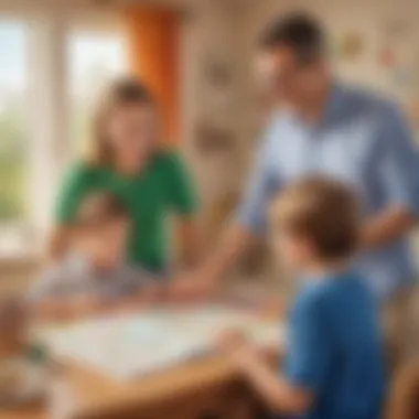 Supporting Learning at Home Parents helping children with English games at home