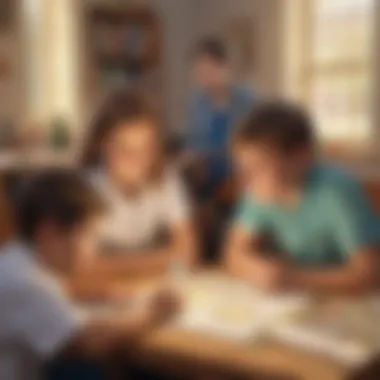 Enhanced Critical Thinking Young learners interacting with a problem-solving educational game