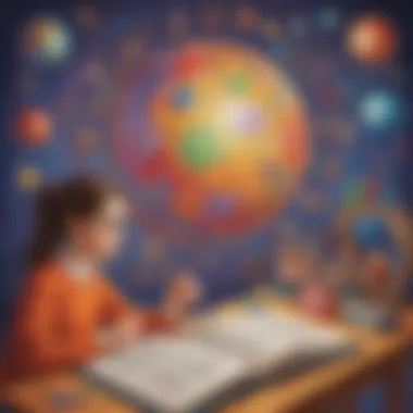 Exploring Mathematical Creativity Illustration showcasing the connection between critical thinking and mathematical creativity